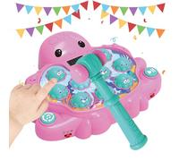 Hammering & Pounding Toys - Pound A Mole Game | Octopus Shape Hand Eye Coordination Playgame Kids Toys for Preschoolers Home Playtime Girl Boy School Travel Develop Skills