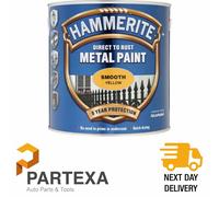 Hammerite 042 Hammered Metal Paint Smooth Yellow 2.5L 5084877