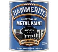 Hammerite 250ml Metal Paint-Smooth Black