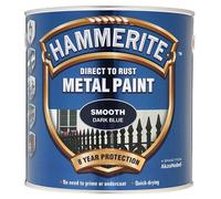 Hammerite 5084845 Direct to Rust Smooth Finish Metal Paint Dark Bl...