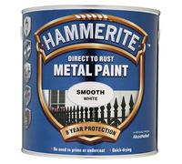 Hammerite 5084860 Direct to Rust Smooth Finish Metal Paint White 2...