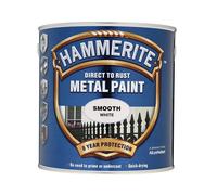 Hammerite Direct to Rust Smooth Finish Metal Paint White 2.5 Litre