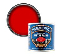 Hammerite Direct to Rust Smooth Finish Metal Paint Red 250ml