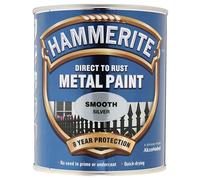 Smoothrite Silver Direct TO Rust Gloss Paint 250ml Tin Silver 250ml