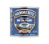 Hammerite Direct to Rust Metal Paint - Smooth Silver Finish 750ML
