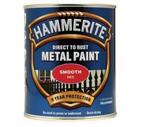 Hammerite 5092824 Direct to Rust Smooth Finish Metal Paint Red 750ml