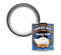 Hammerite White Garage Door Paint - 750ml (5092848): Tough, high-gloss finish for metal & wood; reduces runs on vertical surfaces.