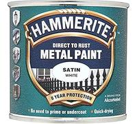 Hammerite 5092886 508 Hammered Metal Paint, 750 ml, Satin White