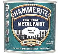 Hammerite SATW750 Direct to Rust Satin Finish Metal Paint White 750ml