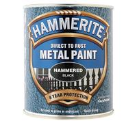 Hammerite Metal Paint - Hammered Black 750ml