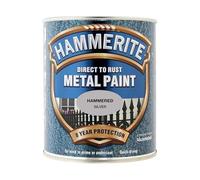 Direct to Rust Hammered Silver Metal Paint - 750ML Silver 750ml