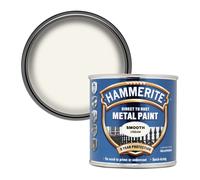 Hammerite 5122058 Direct to Rust Metal Paint - Smooth Cream Finish 250ML