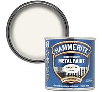 Hammerite 5122058 Direct to Rust Metal Paint - Smooth Cream Finish 250ML