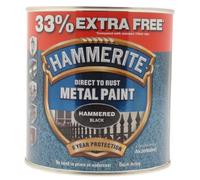 Hammerite Hammered 750ML+33% - Black
