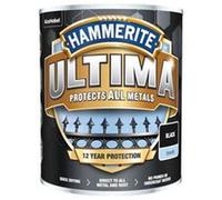 HAMMERITE 5362526 ULTIMA METAL PAINT SMOOTH BLACK 750ML