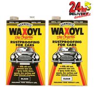 Hammerite 5L Black 5L Clear Refill WaxOyl Rust Eliminator Proof Prevention Cover