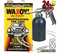 Hammerite 5litre Clear WaxOyl + Sealey Wax Injection Gun Rust Prrof Prevention