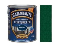 Hammerite Anti-rust Hammered Green Spruce Paint Direct on Rust 0.75L