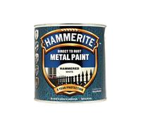 Hammerite 5084839 HFW25L 2.5L Direct to Rust Hammered Finish - White
