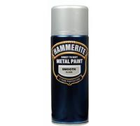 Hammerite SFSIAERO Direct to Rust Smooth Finish Aerosol Silver 400ml
