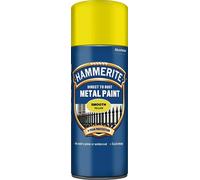 Hammerite SFYAERO Direct to Rust Smooth Finish Aerosol Yellow 400ml