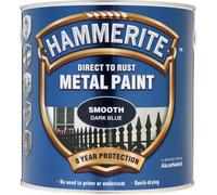 Hammerite Direct To Rust Metal Paint - Smooth Dark Blue - 2.5L