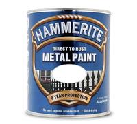 Hammerite Direct to Rust Metal Paint - Smooth Silver Finish 750ML