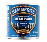 ICI Hammerite 5092826 Direct to Rust Metal Paint - Smooth Blue Finish 750ML