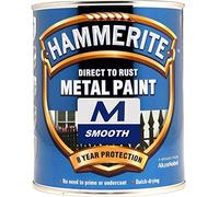 Hammerite Direct to Rust Metal Paint Smooth Finish Dazzling Yellow 750ml