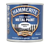 Smoothrite White Direct TO Rust Gloss Paint 750ml Tin White 750ml