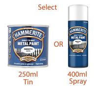 Hammerite Direct To Rust Quick Drying Metal Paint - All Colour 250ml - 400ml