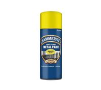 Hammerite Direct to Rust Smooth Finish Aerosol Yellow 400ml