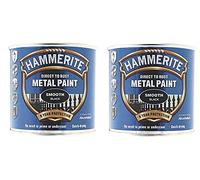 Hammerite Direct to Rust Smooth Finish Metal Paint Black 250ml