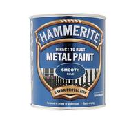 Hammerite - Direct to Rust Smooth Finish Metal Paint Blue 750ml
