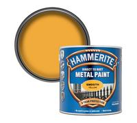 Hammerite Direct To Rust Smooth Yellow Exterior Metal Paint, 2.5L