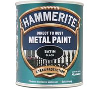 Hammerite Garage Door Brush Paint Hammered Gloss Smooth Direct To Rust 750ml Tin