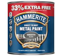 Hammerite Garage Door Brush Paint Hammered Gloss Smooth Direct To Rust 750ml Tin