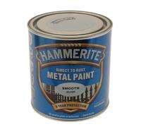 Hammerite HAM6700056 1L Metal Paint - Smooth Silver