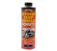 Hammerite HAM6701248 1L Stone Chip Shield Schutz - Black | Provides protection against stone chip damage, salt, damp and rust while remaining flexible after application.