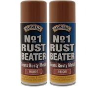 Hammerite HAM6702802 400ml No.1 Rust Beater Aerosol - Beige (Pack of 2)