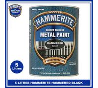 Hammerite SFW5L Direct to Rust Smooth Finish Metal Paint White 5 Litre