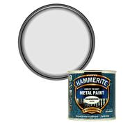 Hammerite HFW250 Direct to Rust Hammered Finish Metal Paint White 250ml
