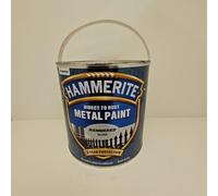 Hammerite HFSG25L Direct to Rust Hammered Finish Metal Paint Silver 2.5 Litre