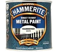 Hammerite Hammered Finish Metal Paint White 2500ml