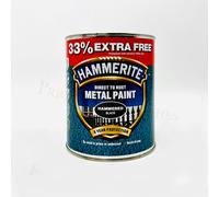 Hammerite - Hammered / Smooth, Direct to Rust Metal Paint - 750ml+33% Extra Free