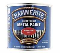 Hammerite Direct to Rust Smooth Red Metal Paint - 250ML