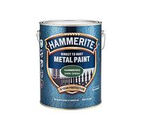 Hammerite Direct to Rust Hammered Dark Green Metal Paint - 2.5LTR