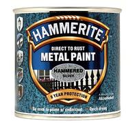Hammerite Metal Paint Hammered 250ml Silver by Hammerite