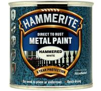 Hammerite - Metal Paint Hammered 250ml - White