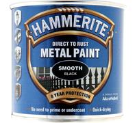 Hammerite Metal Paint Smooth 250ml Black